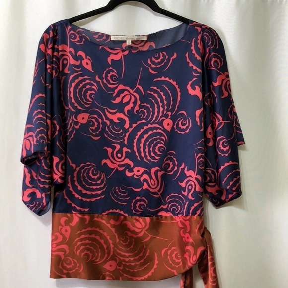 RACHEL Rachel Roy Kimono Sleeve Side Tie Top Size XS - Picture 1 of 4